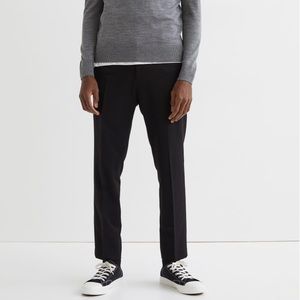 Mens cropped pant in black (H&M)